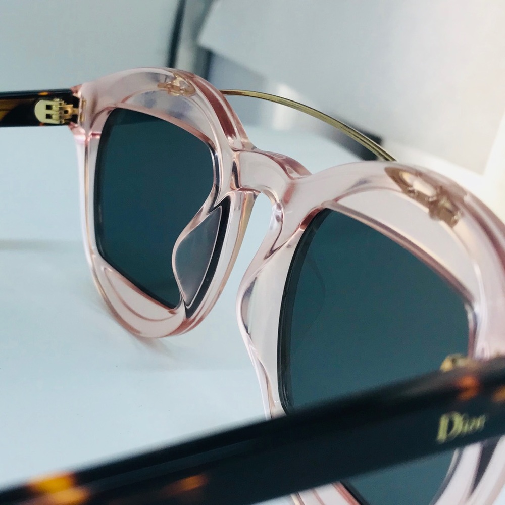 NWT Dior DiorMania 1 N710J Rose Grey Sunglasses - Picture 5 of 8